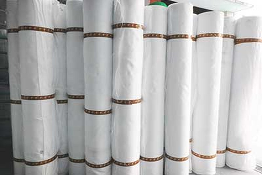 Rolls of filter cloth in stock